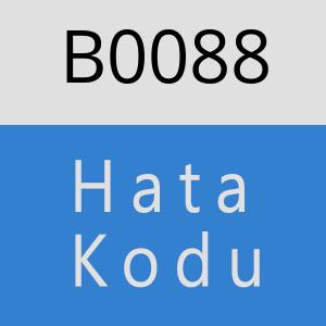 B0088 hatasi