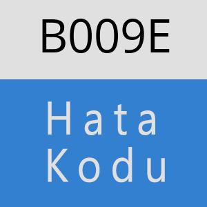 B009E hatasi