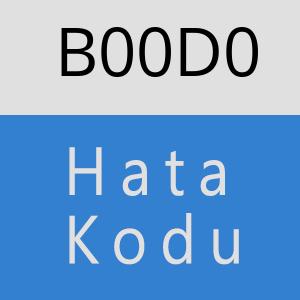 B00D0 hatasi