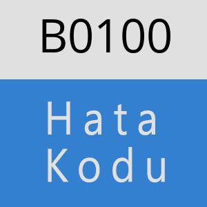 B0100 hatasi