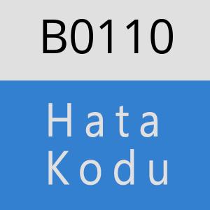 B0110 hatasi