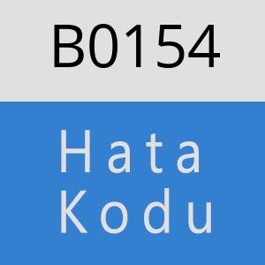 B0154 hatasi