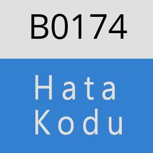 B0174 hatasi