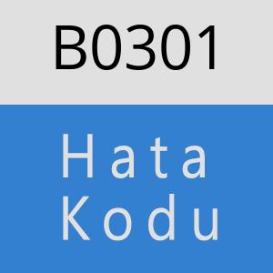 B0301 hatasi