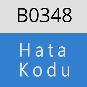 B0348 hatasi