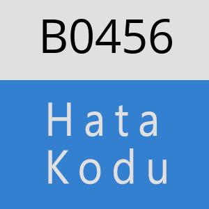B0456 hatasi