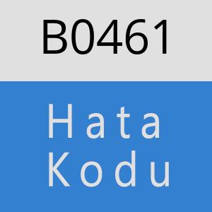 B0461 hatasi