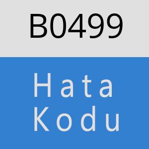 B0499 hatasi
