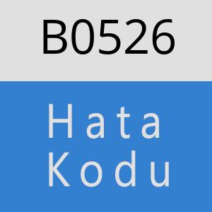 B0526 hatasi