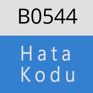 B0544 hatasi