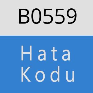 B0559 hatasi