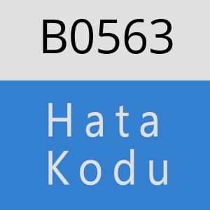 B0563 hatasi