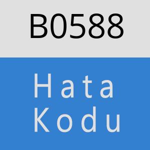 B0588 hatasi