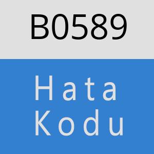 B0589 hatasi