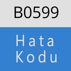 B0599 hatasi