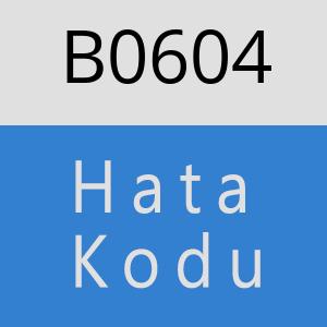 B0604 hatasi