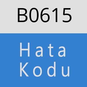 B0615 hatasi