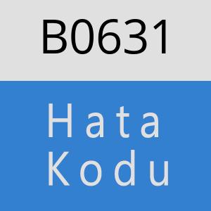 B0631 hatasi