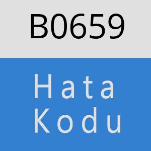 B0659 hatasi