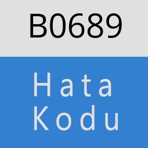 B0689 hatasi