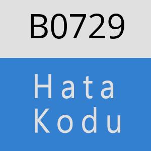 B0729 hatasi