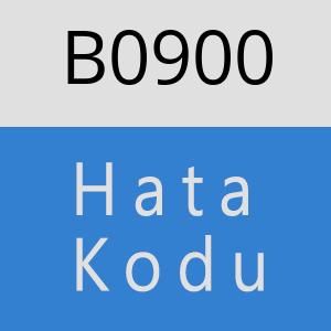 B0900 hatasi