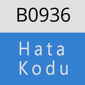 B0936 hatasi