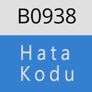 B0938 hatasi