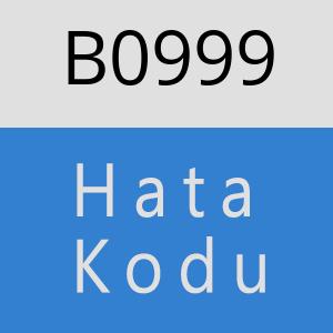 B0999 hatasi