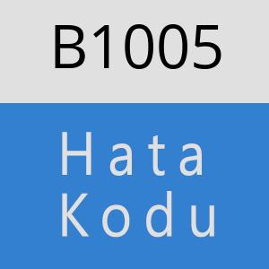 B1005 hatasi