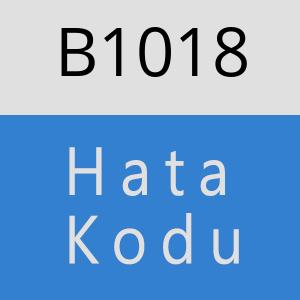 B1018 hatasi