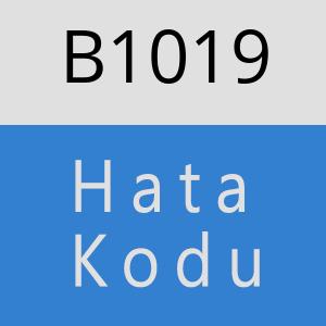 B1019 hatasi