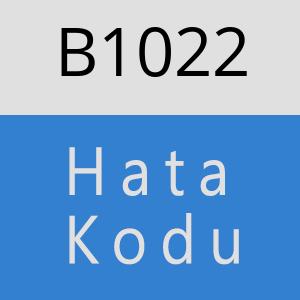 B1022 hatasi