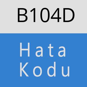 B104D hatasi