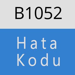 B1052 hatasi