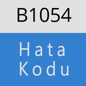 B1054 hatasi