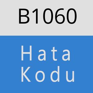 B1060 hatasi