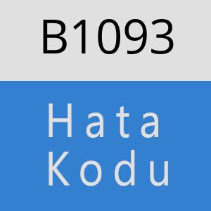 B1093 hatasi