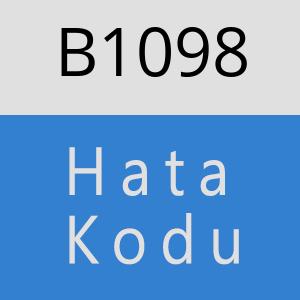 B1098 hatasi