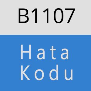 B1107 hatasi