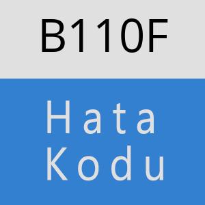 B110F hatasi