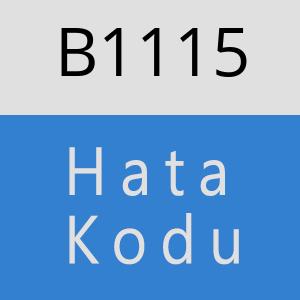 B1115 hatasi