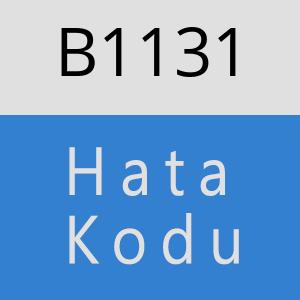 B1131 hatasi