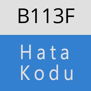 B113F hatasi