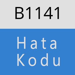 B1141 hatasi