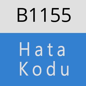 B1155 hatasi