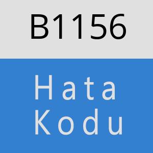 B1156 hatasi