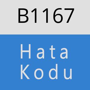 B1167 hatasi