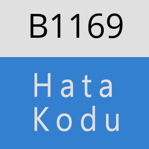 B1169 hatasi