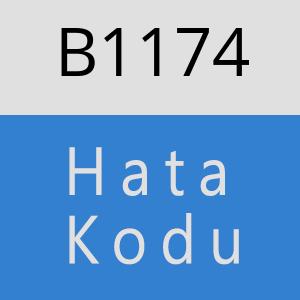 B1174 hatasi